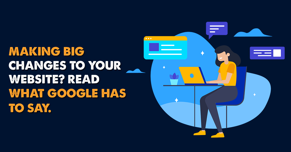 major changes to a website