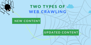 Two types of web crawling